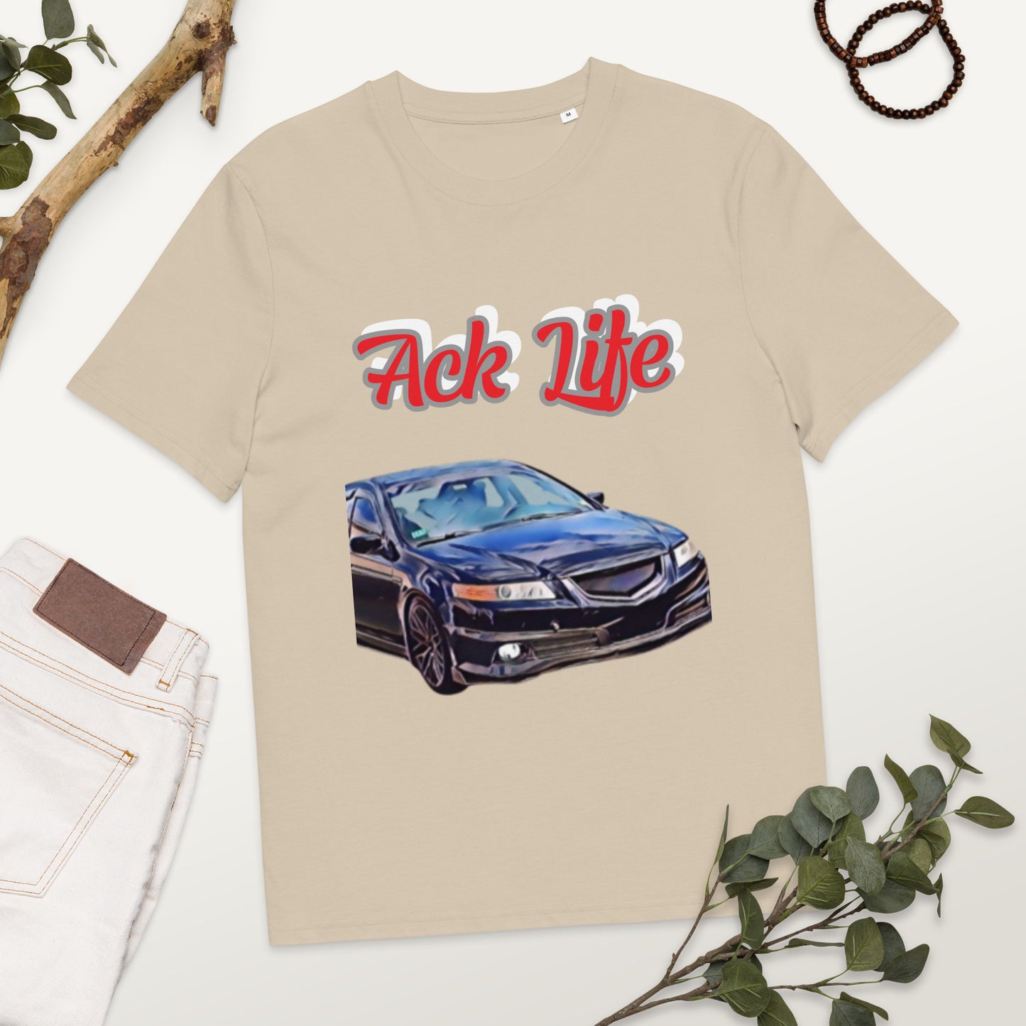 Ack Life ❤️ My Acura Unisex organic cotton t-shirt