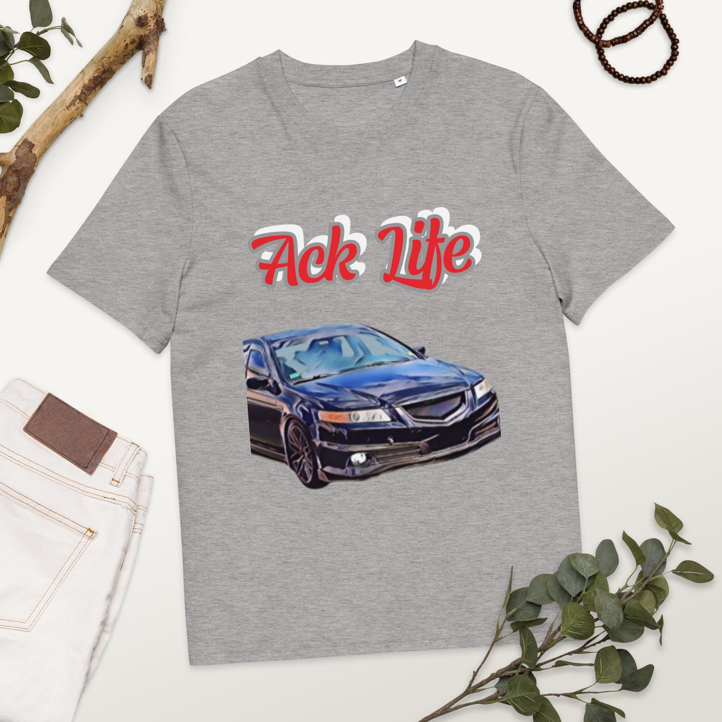 Ack Life ❤️ My Acura Unisex organic cotton t-shirt